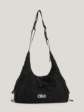 ALO Yoga Black Shoulder Sling Bag with Adjustable Strap